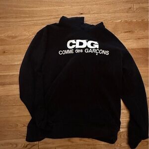 CDG BLACK HOODIE